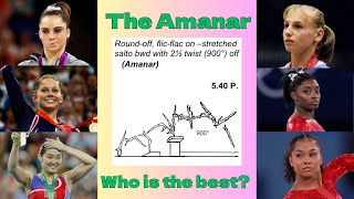 The Amanar Vault Yurchenko 25 twist Who is the best [upl. by Benildis]