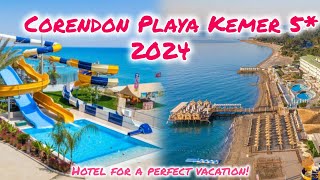 Corendon Playa Kemer Hotel 5 🌟 ex Grand Park Kemer Beldibi Kemer Turkey 🇹🇷 [upl. by Nnaed]