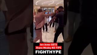 Shane Mosley SWINGS ON Jon Jones to TEACH HIM KNOCKOUT LESSON [upl. by Sillert738]