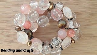 Multi Strand Bracelet  Tutotial DIY [upl. by Nivag732]