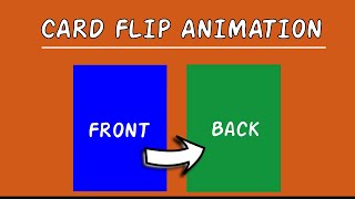 Creating an Interactive Card Flip Animation with HTML and CSS [upl. by Irakab41]