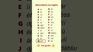 Aprenda el abecedario en ingles en en 1 minuto [upl. by Khudari603]