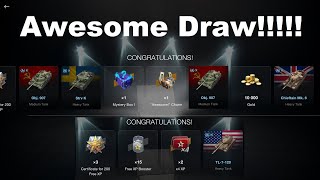 WoT Blitz  Awesome Draw  WON 12 Tanks Lucky at the beginning [upl. by Yrneh534]