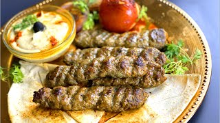 Amazing LEBANESE KEBAB Recipe  How to make KOFTA KEBABS  Soft and juicy [upl. by Aradnahc840]