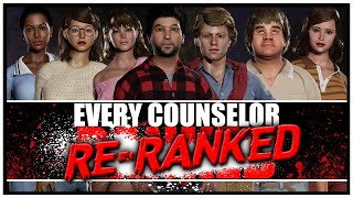 ReRanking EVERY Counselor in Friday the 13th The Game [upl. by Ahsenwahs]