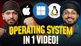 Complete Operating Systems in 1 Shot With Notes  For Placement Interviews [upl. by Airehs]