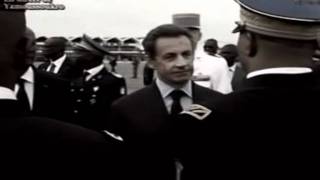 Investiture de Ouattara arrivée de Nicolas Sarkozy [upl. by Fanchet]