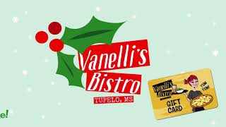 Vanellis Bistro Gift Cards for Christmas [upl. by Yellah]