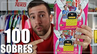 UNBOXING 100 SOBRES DOS CAJAS COMPLETAS de ADRENALYN XL 202122 LIGA SANTANDER  CROMO FC [upl. by Jethro863]