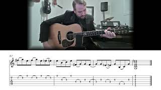 Keep on the Sunny Side  Bluegrass Carter Scratch Guitar Lesson Sheet Music  TAB [upl. by Kohl980]