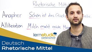 Rhetorische Mittel  Deutsch Nachhilfe [upl. by Philomena]