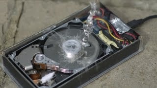 How a Hard Drive works in Slow Motion  The Slow Mo Guys [upl. by Flor]