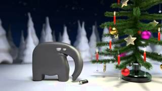 Lustiges Weihnachtsvideo mit Elefant [upl. by Nnylatsyrc]