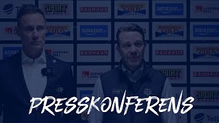 Presskonferens Leksands IF  Frölunda HC [upl. by Elynad]