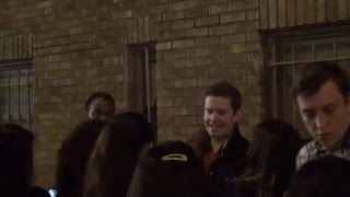 Hamiltons New King George Rory OMalley Stage Door [upl. by Rosemonde]