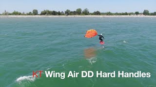 KT Wing Air DD Hard Handles WINGfoil Test 2023 [upl. by Laurinda468]