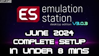 EmulationStation DE V303 ☆ Quick Setup Guide 2024 emulationstation emulator frontend [upl. by Ardra]