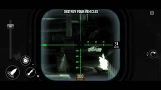 War Sniper Z12 Mission 19 Running Scared Destroy Four Vehicles [upl. by Westleigh351]