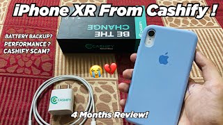 iPhone XR From CashifyOfficial  4 Months User Review 😔💔 Good Condition  Honest Review [upl. by Ellennahc]