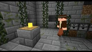 Indiana Jones  Raiders of the lost ark reenactment in Minecraft [upl. by Annahtur]