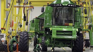 John Deere Harvester Combine factory [upl. by Eivets559]