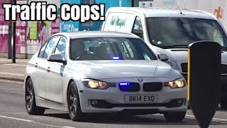 Unmarked police car responding  West Midlands Police BMW 330d [upl. by Merfe680]