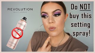 NEW Makeup Revolution Superfix Super Hold Misting Spray Review  Wear Test [upl. by Strenta]