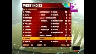 Highlights Bangladesh vs West Indies Final ODI 081212 [upl. by Pernick799]