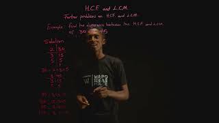 JSS1  Mathematics  HCF and LCM  Further problems on HCF and LCM  1 [upl. by Oznofla]