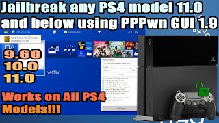 How to jailbreak any PS4 110 and below using PPPwn GUI 19 [upl. by Atirrehs]