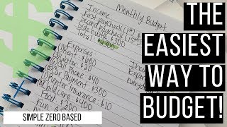 HOW TO THE EASIEST AND SIMPLEST WAY TO CREATE A MONTHLY BUDGET 6MINUTES PROCESS [upl. by Allveta418]