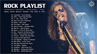 Rock Playlist 70s 80s and 90s  Best Amazing Rock Music Songs Of All Time [upl. by Sheaff285]