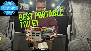 The Best Portable Toilet for Camper Van Transporter Van Campers Camping [upl. by Ilrak]