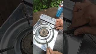 How to use portable butane gas stove [upl. by Yelsnia769]