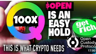 OPEN Custody Protocol  Easy 100X AltCoin 💯 crypto open [upl. by Jamesy]