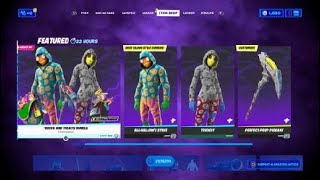 Buying the NEW Tricksy Fortnitemares Skin Wcode Autico [upl. by Ammadas241]