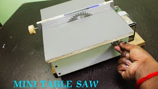 Mini Table saw DIY [upl. by Assenov459]