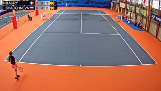 MAURY Lise FRA VS SHADCHNEVA Daria RUS  Tennis Club Auray  Auray 2 [upl. by Nuahsel]