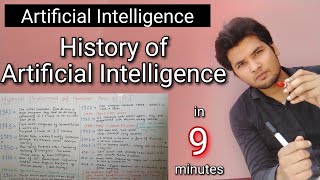 History of Artificial Intelligence in hindi  Brief history  MCABtechetc  ai history [upl. by Hedvige566]