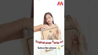 Myntra Sale Haul  Myntra Kurta set  Navratri special shorts [upl. by Drarreg]