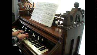 Moline Reed Organ plays Wagner [upl. by Necyrb]