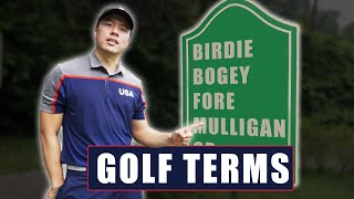 Basic Golf Terms For Beginners  Deemples Golf App [upl. by Asiled696]