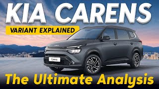 Kia Carens Petrol Variants Explained  Premium PrestigePlus Luxury O LuxuryPlus  Nov 2023 [upl. by Letizia313]