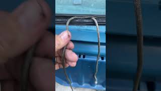 VW Cabrio top install tip 16 Rear window [upl. by Corkhill]