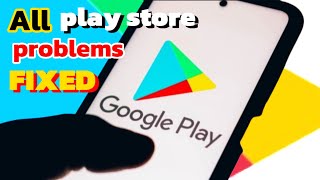 Fix all Google play store problems 2024  cant downloadupdate app from play store [upl. by Ailehpo]