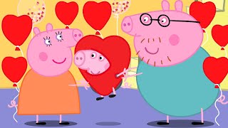 💝 NEW 💝 Mummy Pigs Best Valentines Day Peppa Pig Official Family Kids Cartoon [upl. by Yuria]