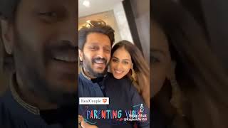 Yt shots viral video Ritesh Deshmukh with wife ❤️🫶 beautiful couples viralpics [upl. by Nirol]