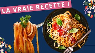 Recette de la véritable sauce bolognaise italienne 👩‍🍳faite maison 👨‍🍳 niveau facile pour débutants [upl. by Astrix490]