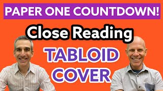 Countdown to Paper One  Tabloids  Conventions and Close Reading [upl. by Adialeda107]