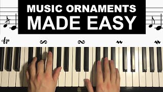 Learn the 10 MustKnow Piano Decorations in 40 Seconds [upl. by Mayeda]